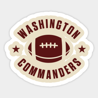 Washington Commanders Sticker